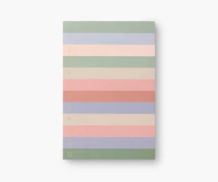 Rifle Paper Co. Muted Numbered Color Block Memo Notepad