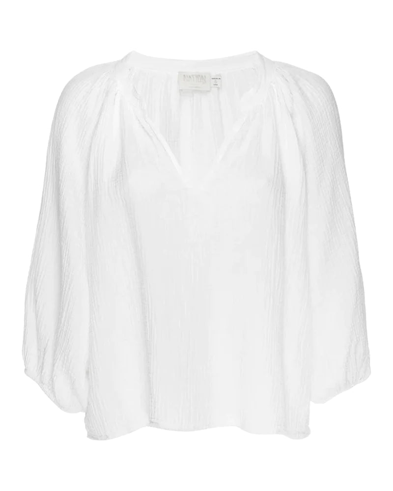 Nation Ltd Mimi Romance Tee White