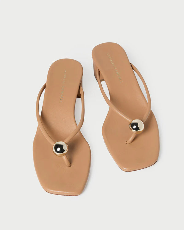 Loeffler Randall Odessa Heeled Mule W/ Hardware Dune
