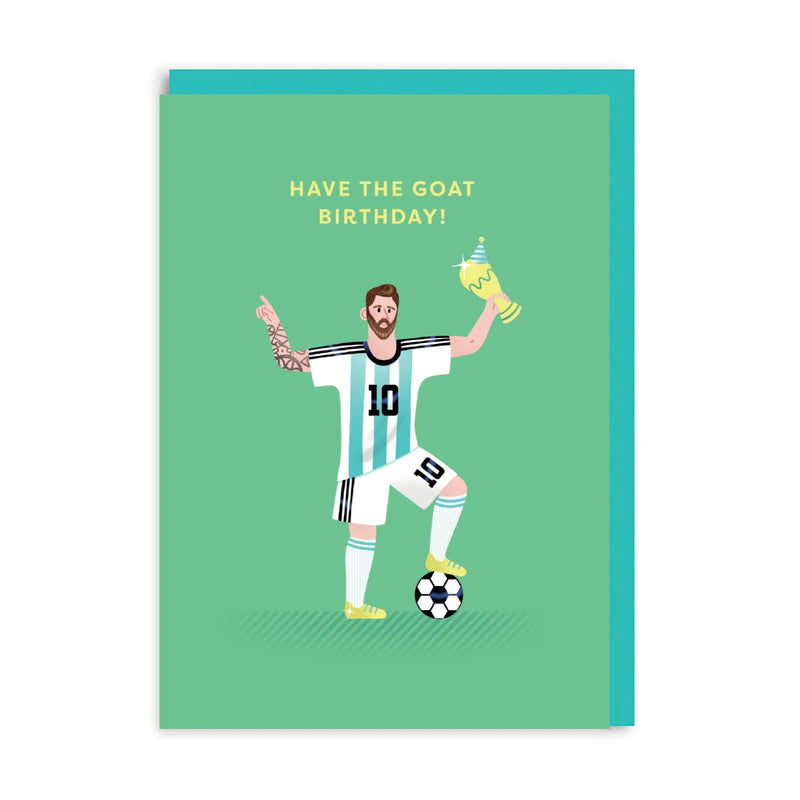 Ohh Deer Lionel Messi GOAT Birthday Card