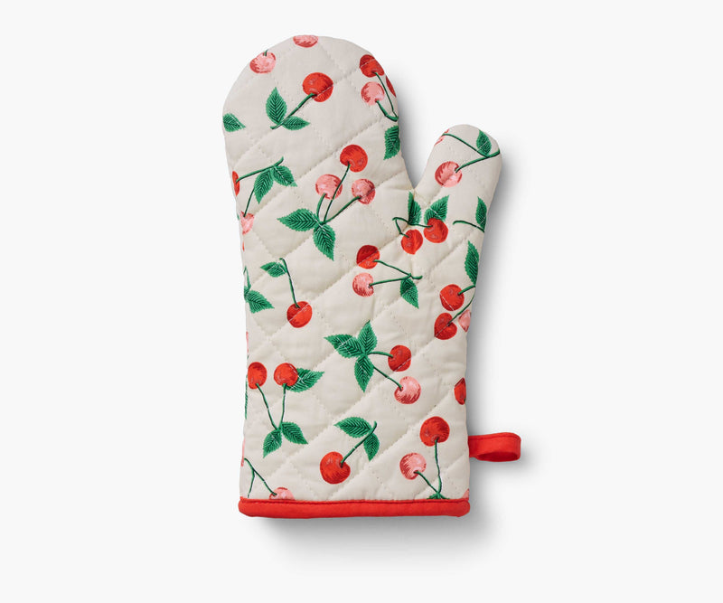 Rifle Paper Co. Cherries Oven Mitt