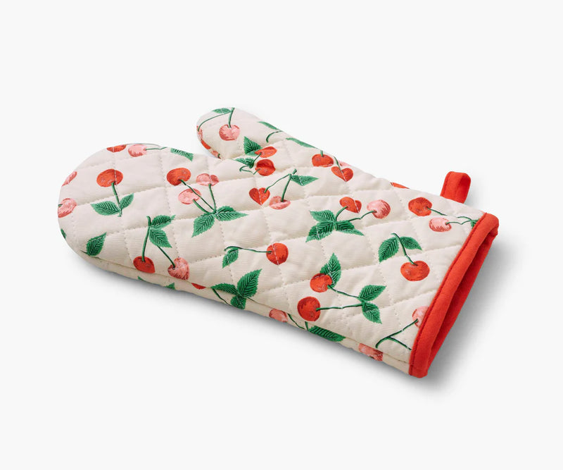 Rifle Paper Co. Cherries Oven Mitt