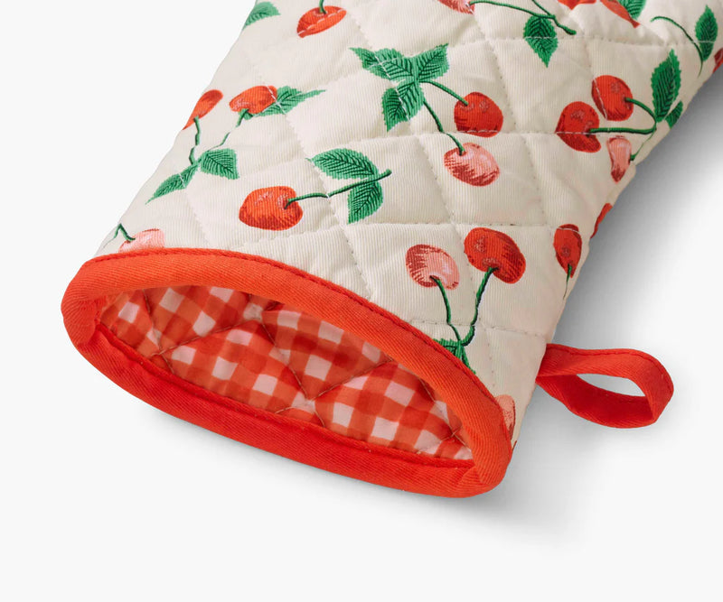 Rifle Paper Co. Cherries Oven Mitt