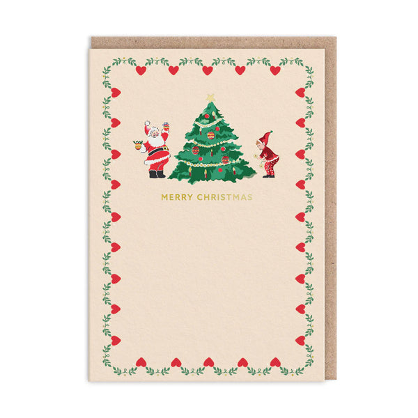 Ohh Deer Cath Kidston Santa Christmas Card