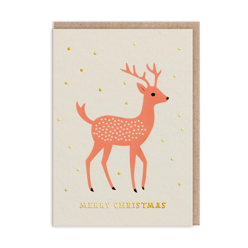 Ohh Deer Reindeer Christmas Icons Card