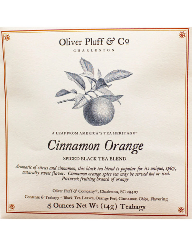 Oliver Pluff + Co Cinnamon Orange Spice Pkg - 6 Teabags