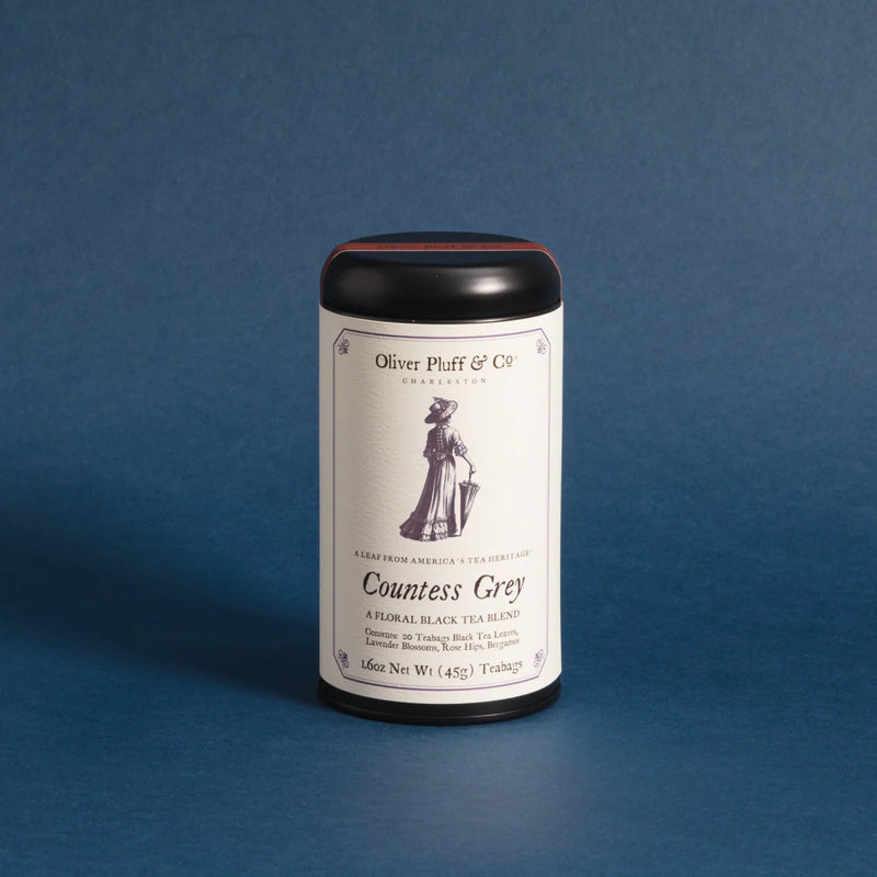 Oliver Pluff + Co Countess Grey Tea - 20 Teabags in Signature Tea Tin