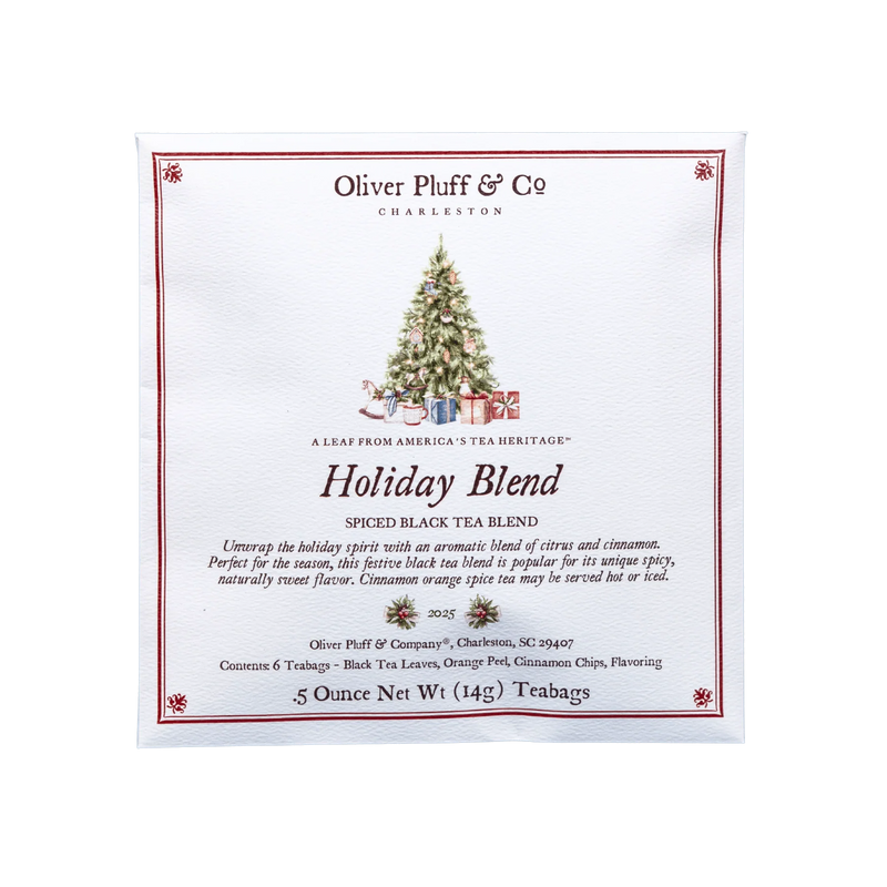 Oliver Pluff + Co Holiday Blend - 6 Teabags