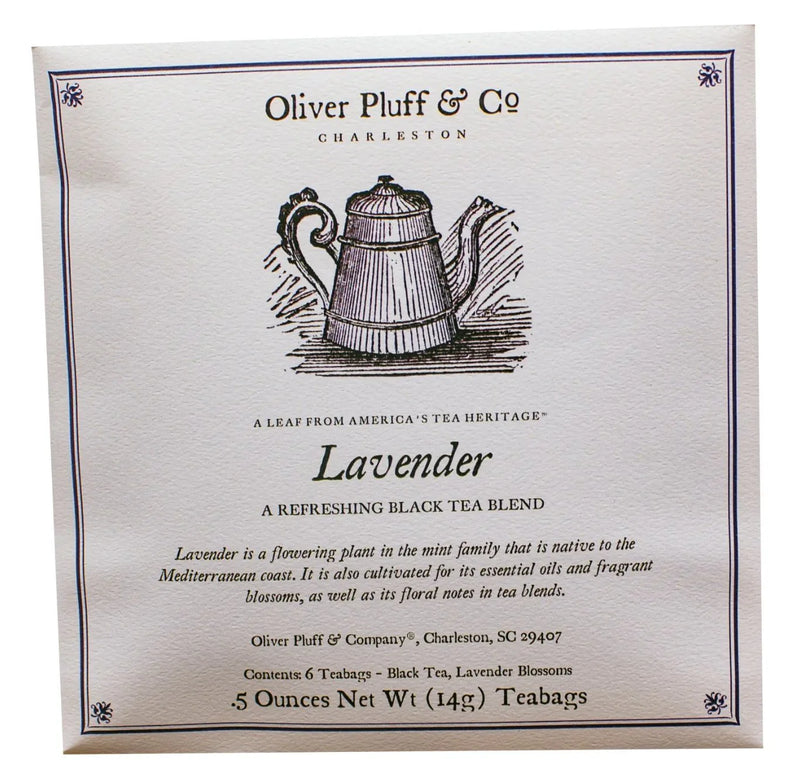 Oliver Pluff + Co Lavender Pkg - 6 Teabags