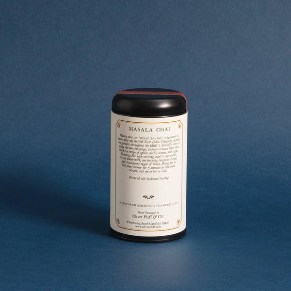 Oliver Pluff + Co Masala Chai - Loose Tea in Signature Tea Tin