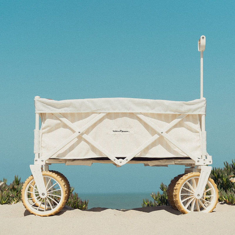 Business & Pleasure Beach Cart - Monaco Natural Stripe