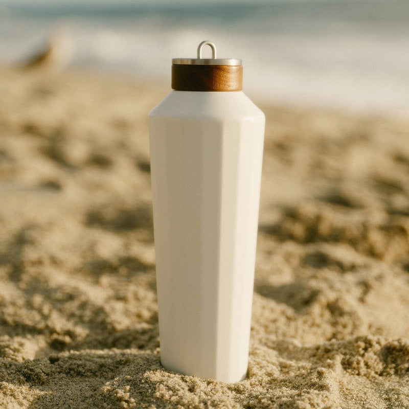 Business & Pleasure Hemingway Drinkware - Flask - Antique White