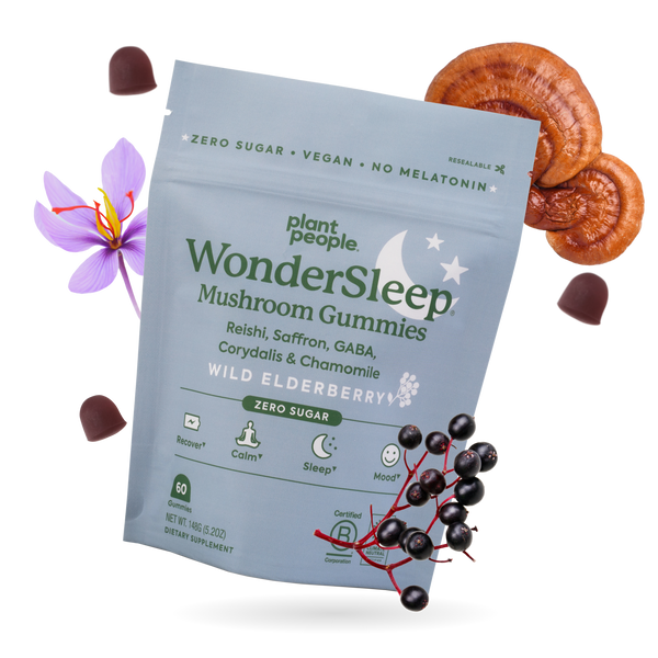 Plant People  WonderSleep Mushroom Gummies - Grab N' Go