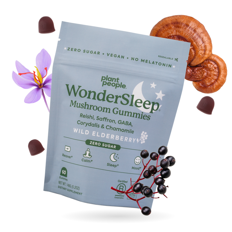 Plant People  WonderSleep Mushroom Gummies - Grab N' Go