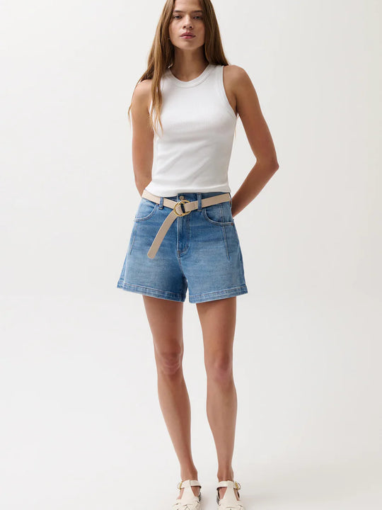 Pistola Aoki High Rise A-Line Short Hidden Gem