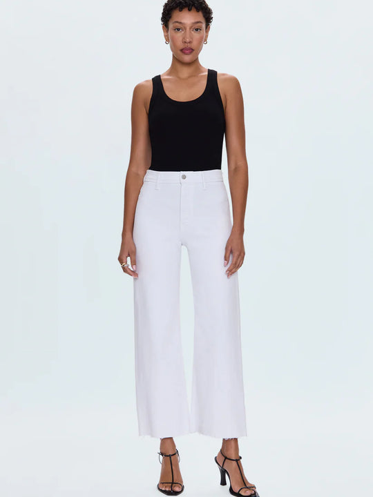 Pistola Penny Crop High Rise Wide Leg Crop Blizzard