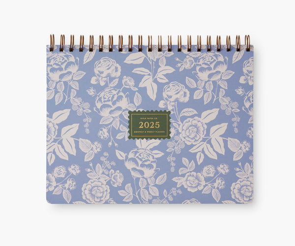 Rifle Paper Co. 2025 English Rose 12-Month Top Spiral Planner