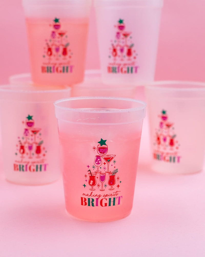 Packed Party Making Spirits Bright Color Changing Cup Stack