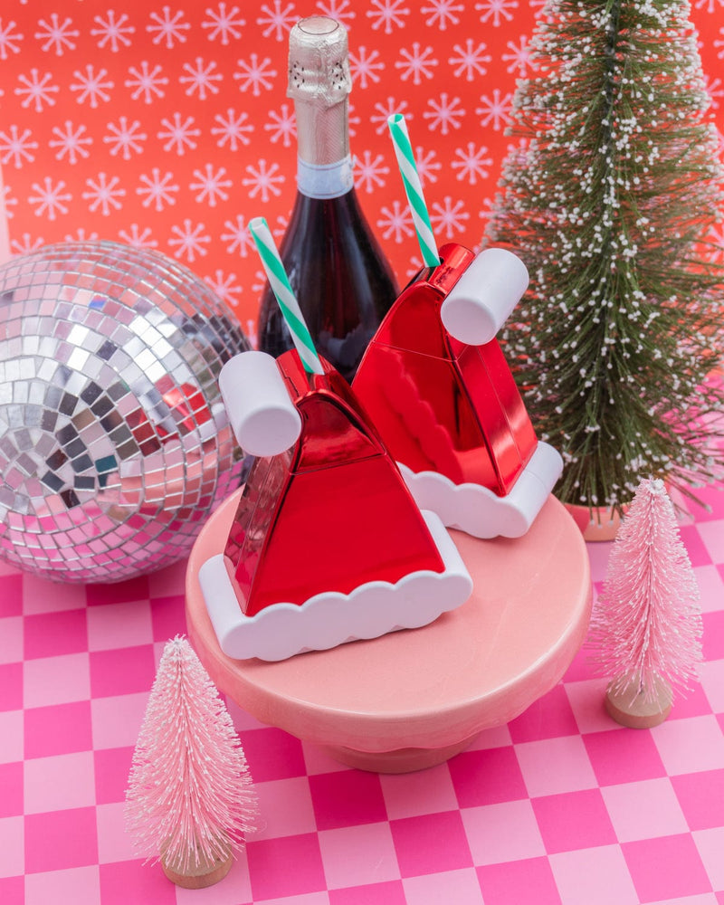 Packed Party Santa Hat Novelty Sipper