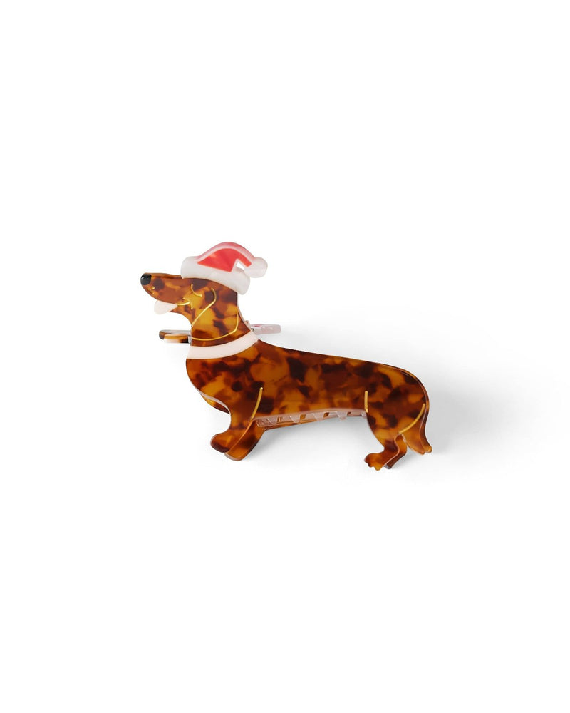 Packed Party Santa Dog Claw Clip