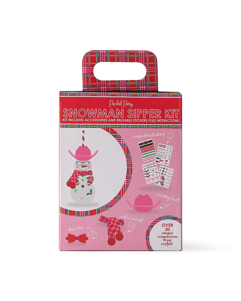 Packed Party Snowman Sipper Accessory Bundle