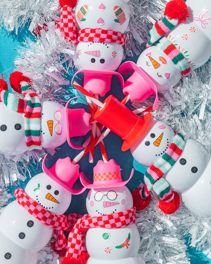 Packed Party Snowman Sipper Accessory Bundle