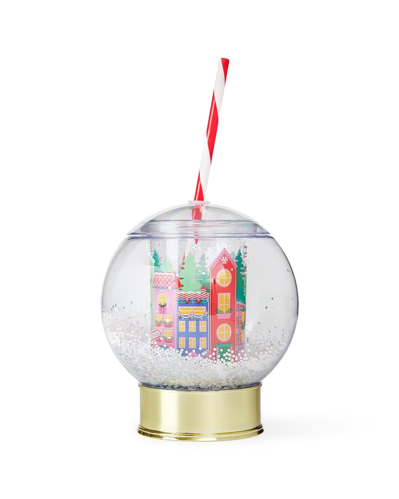 Packed Party Village Snow Globe Sipper