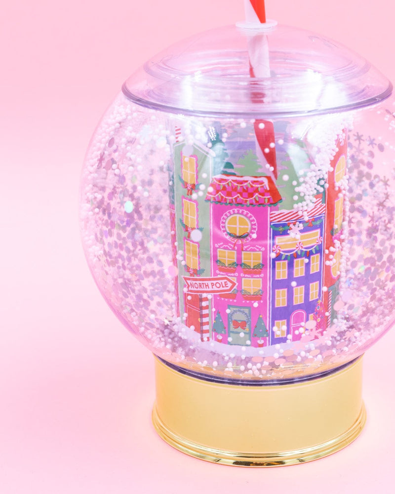 Packed Party Village Snow Globe Sipper