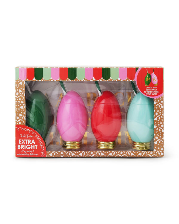 Packed Party Extra Bright Mini Light Sippers Set of 4