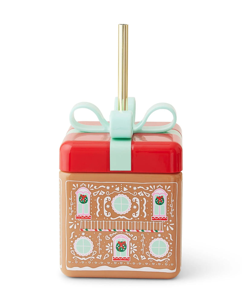 Packed Party Gingerbread House Novelty Sipper