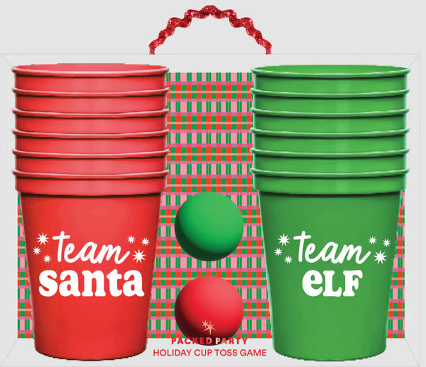 Packed Party Holiday Cup Toss Game Set