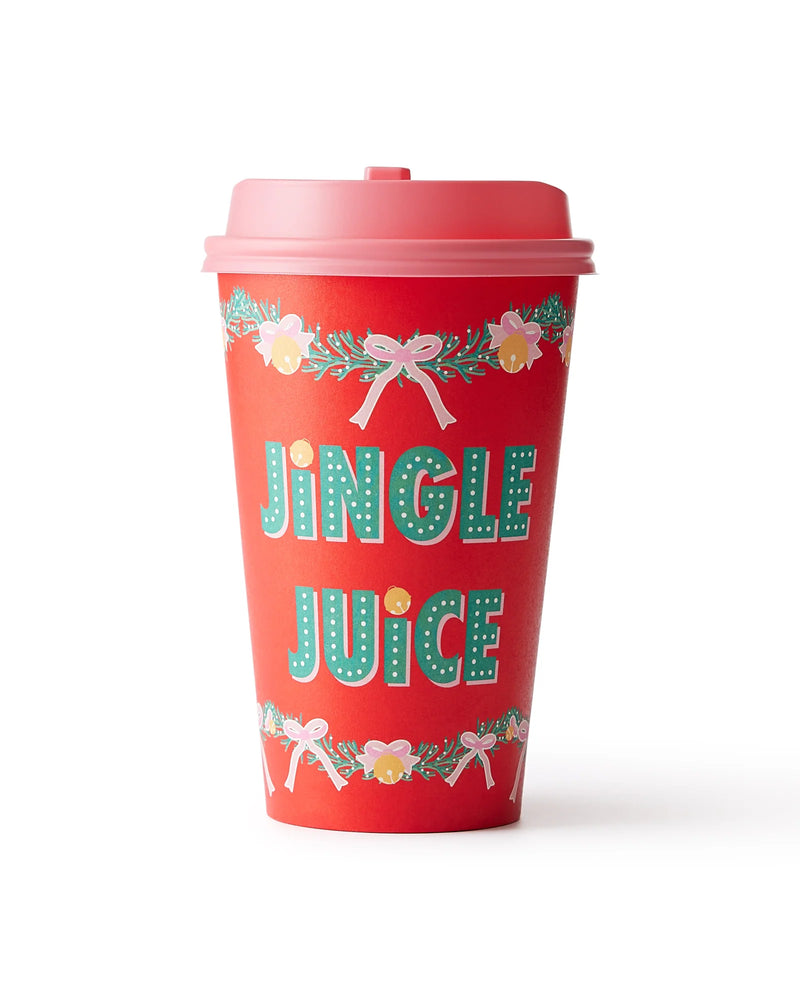 Packed Party Jingle Juice To Go Coffee Cup Set