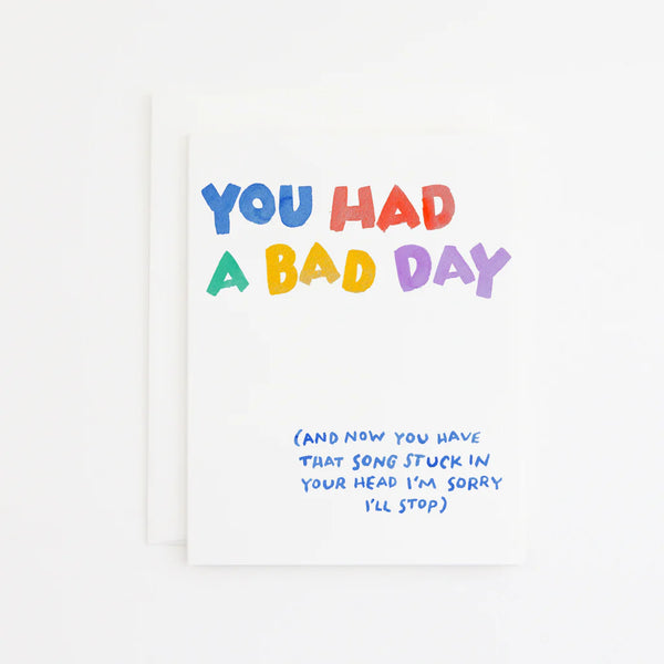 Party Sally Bad Day Card