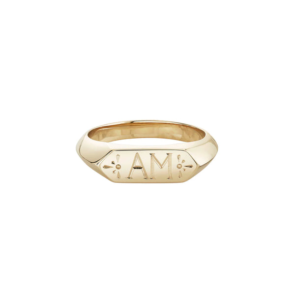 Personalize It Ariel Gordon Jewelry Lateral Signet Ring
