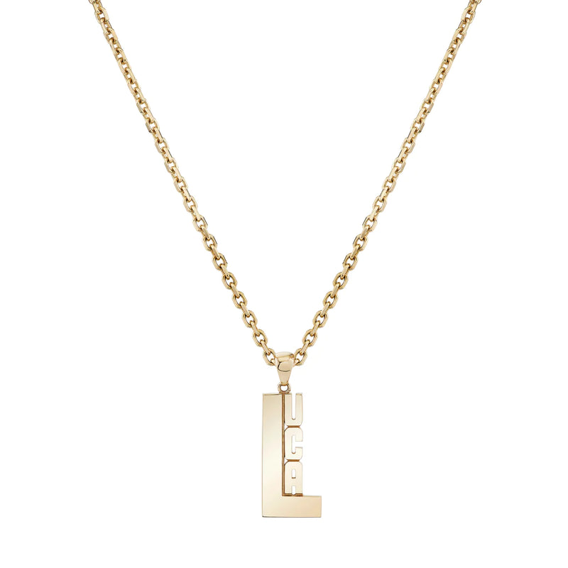 Personalize It Ariel Gordon Jewelry Lucky Strike Name Pendant (1 Large Letter And Up To 5 Small Letters)