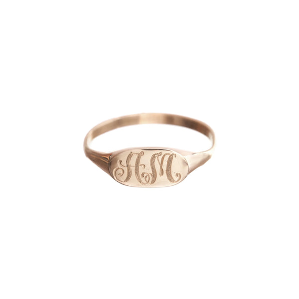Personalize It Ariel Gordon Jewelry Petite Signet Ring