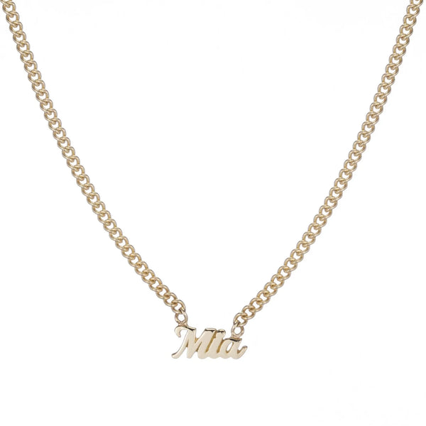 Personalize It Ariel Gordon Jewelry Script Carmella Name It Necklace (Up To 6 Letters)