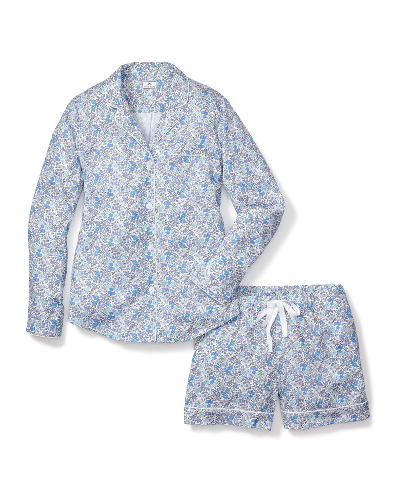 Petite Plume Fleur D'Azur Long Sleeve Short Set