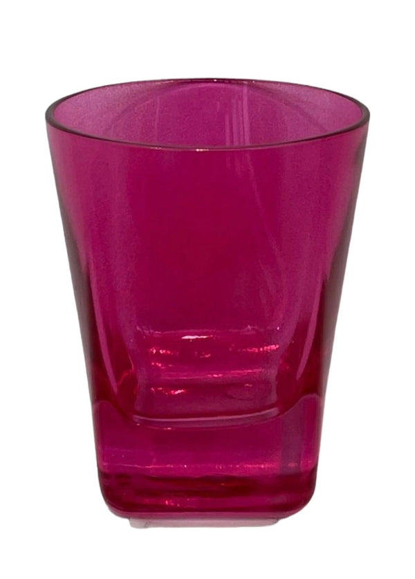 Estelle Colored Glass Shot Glasses Fuchsia