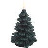 Piffany Copenhagen LED candle Christmas tree, Olive green, Smooth, 2.5 x 4.7"