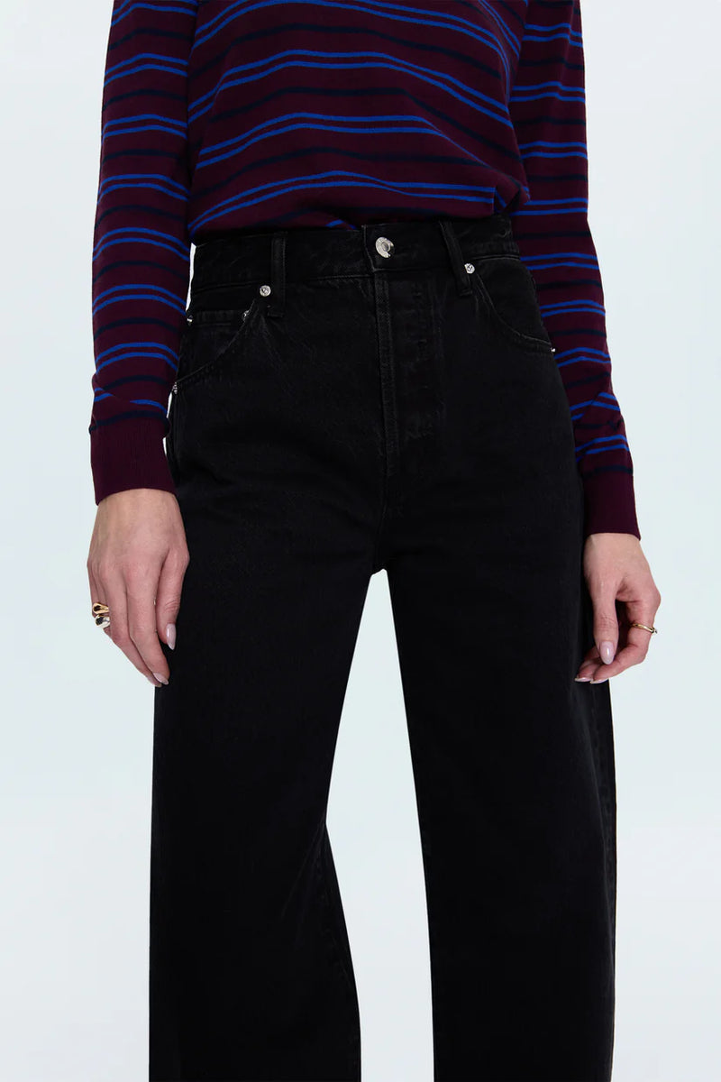 Pistola Tate High Rise Bowed Wide Leg Midnight Hour