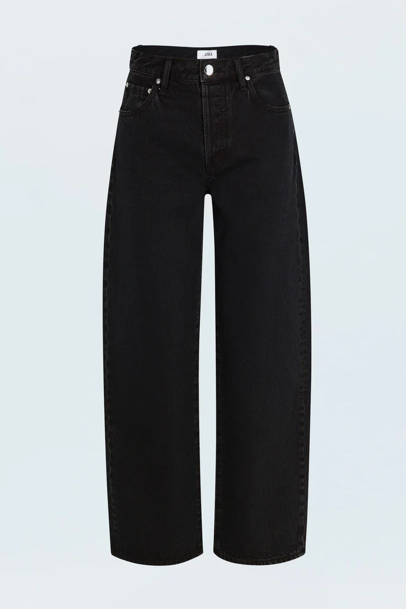 Pistola Tate High Rise Bowed Wide Leg Midnight Hour