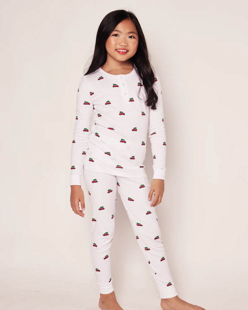 Petite Plume 100% Pima Cotton Holiday Journey Pajama