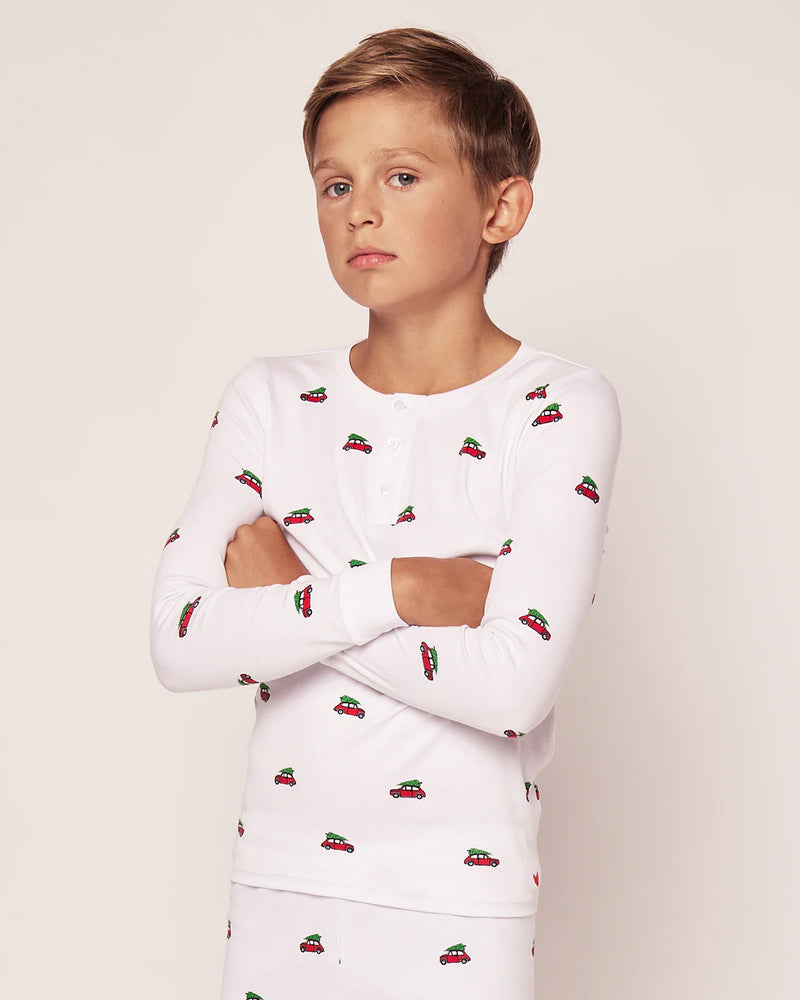 Petite Plume 100% Pima Cotton Holiday Journey Pajama