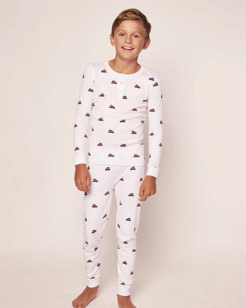 Petite Plume 100% Pima Cotton Holiday Journey Pajama