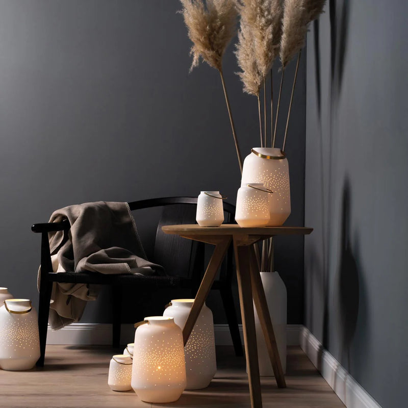 Blomus Lantern w Brass Handle 11.8