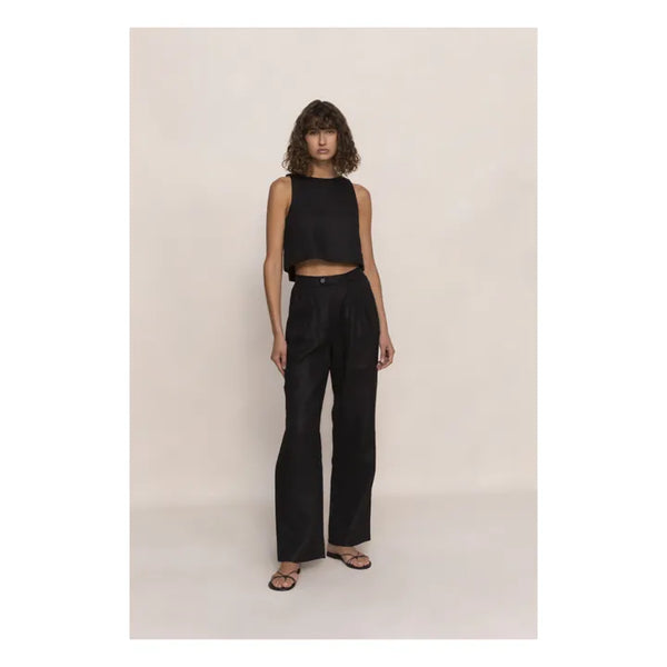 Posse Poppy Top Black