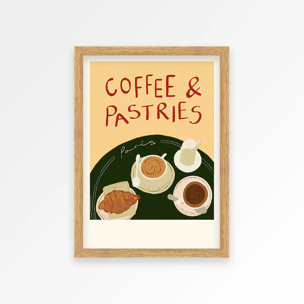 Proper Goods Coffee in Paris | 8x10 Oak Frame