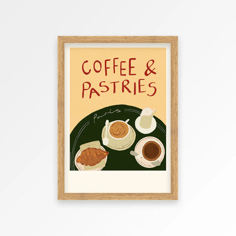 Proper Goods Coffee in Paris | 8x10 Oak Frame