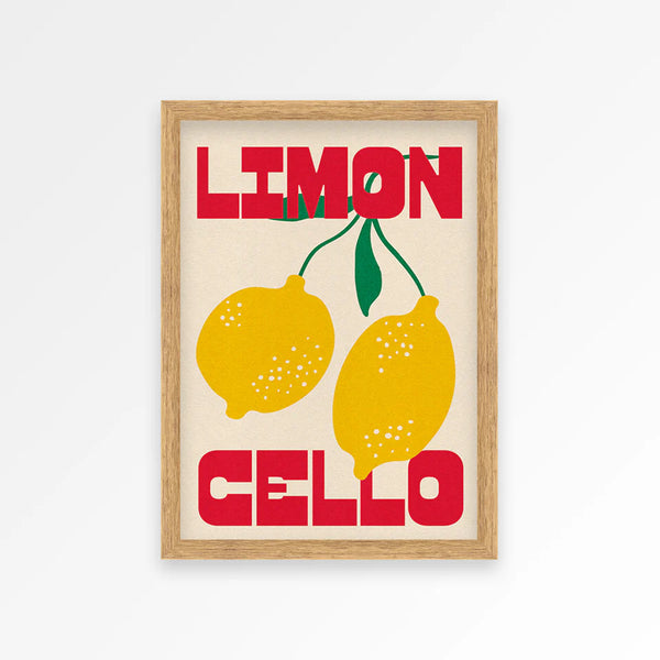Proper Goods Limoncello Red | A5 Oak Frame